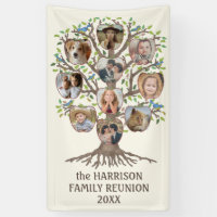Family Reunion Tree Get Together 10 Photo Collage