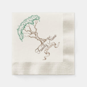 Family Reunion Tree Napkin