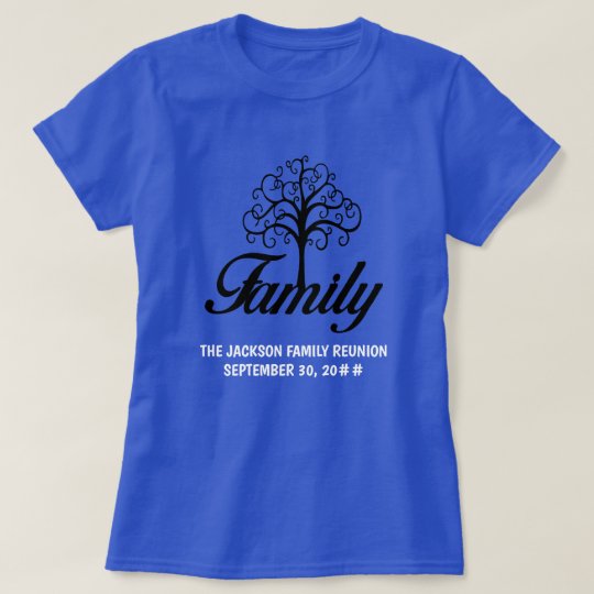 Family reunion tree T-Shirt | Zazzle.co.uk