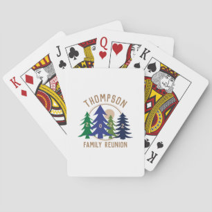 Family Reunion Trees Personalised Playing Cards
