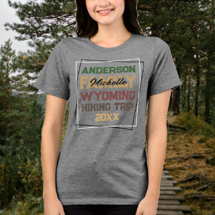 Family Reunion Vacation Hiking Trip Tri-Blend Shirt