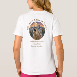 Family Reunion Vacation Trip Wolf Mountain Sunset T-Shirt