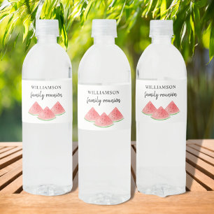 Family Reunion Water Bottle Label