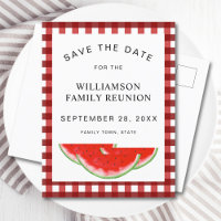 Family Reunion Watermelon Save The Date