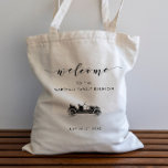 Family Reunion Welcome Bag with Vintage Car, Tote<br><div class="desc">Fill this lovely bag with favourite treats to welcome guests to your family reunion!</div>