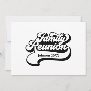 Family Reunion With Balloons Invitation