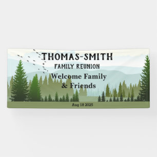 Family Reunion Woods Scene Banner