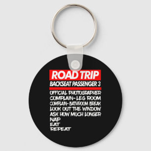 Family Road Trip Shirts Funny Vacation Summer Outd Key Ring
