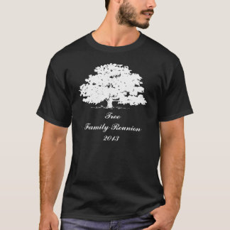 Family Roots: Customisable Oak Tree Reunion T-Shirt