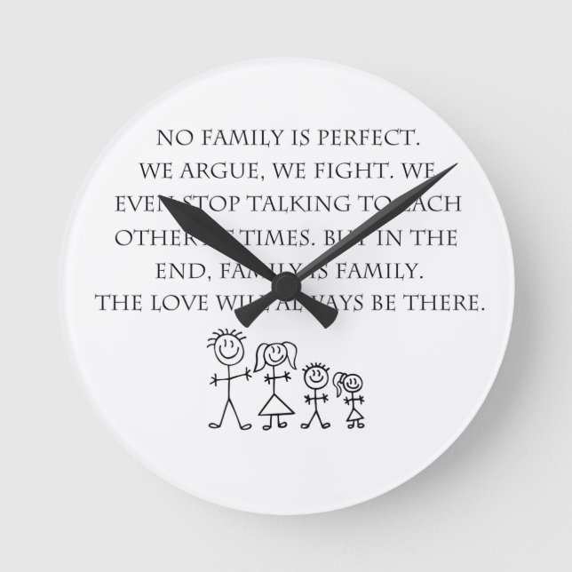 Family Round Clock (Front)