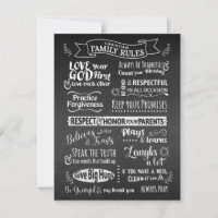Family Rules - Christian values to live together