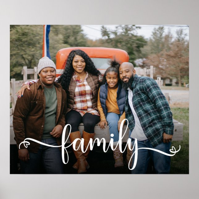 Family Script Photo  Poster (Front)