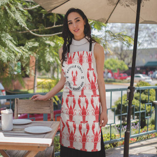 Family Seafood Boil Personalised Lobster Apron