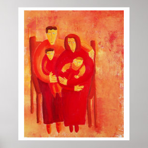 Family Seated Poster