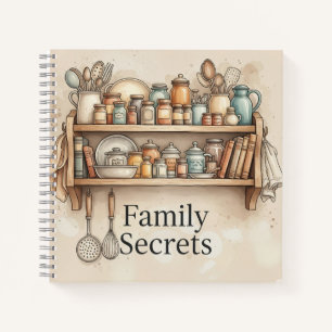 Family Secrets. Recipe Book, by Natasha Us Notebook