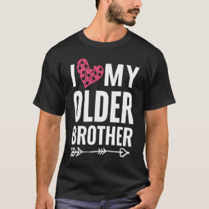 Family Sibling I Love My Older Brother Sibling Quo T-Shirt