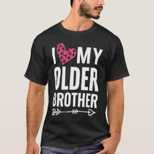 Family Sibling I Love My Older Brother Sibling Quo T-Shirt