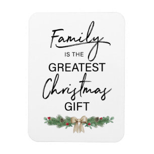 Family sign Christmas Magnet