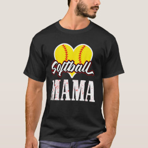 Family Softball Palyer Mama Mother Grandma Matchi T-Shirt