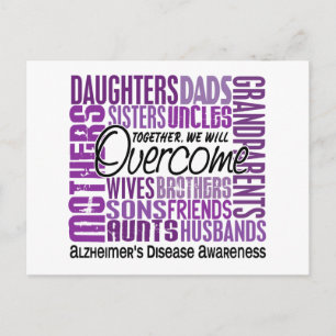 Family Square Alzheimer's Disease Postcard