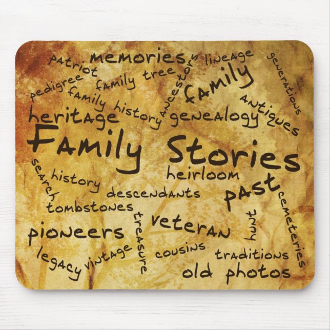 Family Stories Mouse Pad (Front)