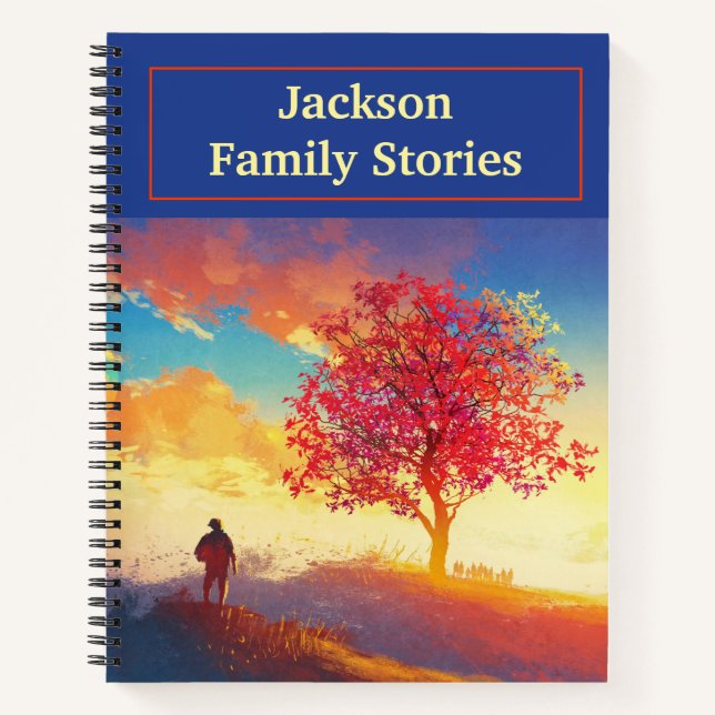 Family Stories Personalised Journal (Front)