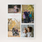 Family Strength Quote and 4 Family Photo Collage