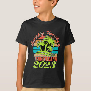 Family Summer Vacation Punta Cana Dominican Republ T-Shirt