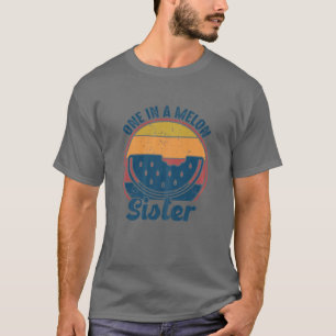 Family Summer Watermelon - Vintage One In A Melon T-Shirt