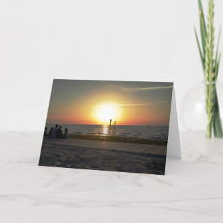 Family Sunset Card