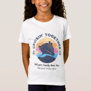 Family Sunset Cruising Together PERSONALIZE T-Shirt