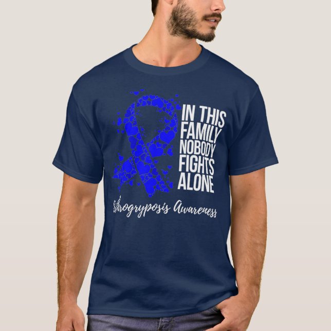 Family Support Arthrogryposis Awareness T-Shirt (Front)