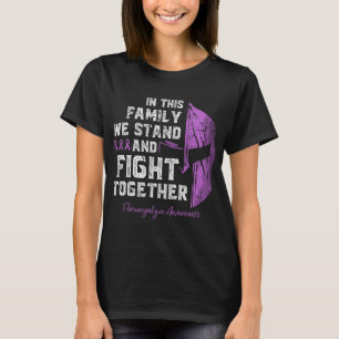Family Support Awareness Spartan Warrior T-Shirt