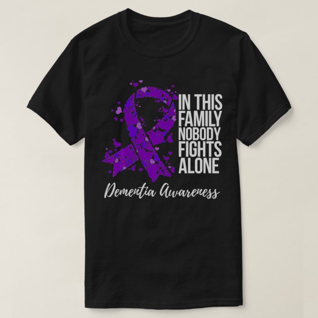 Family Support Dementia Awareness  T-Shirt (Design Front)