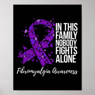 Family Support Fibromyalgia Awareness  Poster