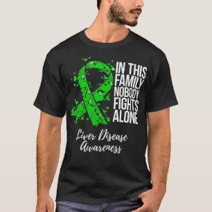 Family Support Liver Disease Awareness T-Shirt