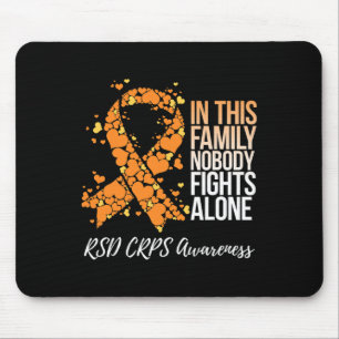 Family Support Tee Rsd Crps Awareness Mouse Mat