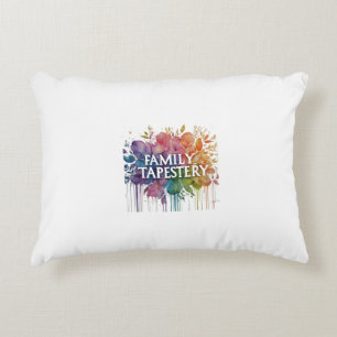 Family Tapestry Decorative Cushion