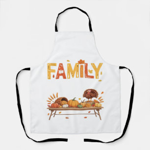 Family Thanksgiving 2025 Thankful For My Tribe Ess Apron
