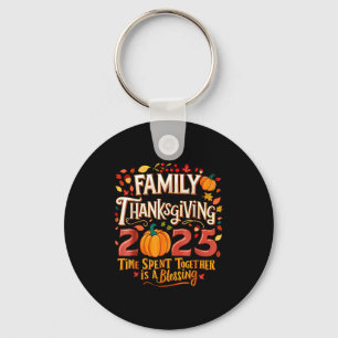Family Thanksgiving 2025 Thanksgiving Crew Matchin Key Ring