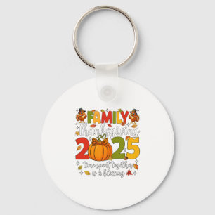 Family Thanksgiving 2025 Thanksgiving Crew Turkey Key Ring