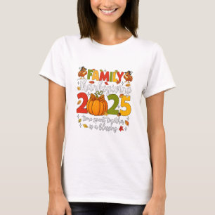 Family Thanksgiving 2025 Thanksgiving Crew Turkey T-Shirt