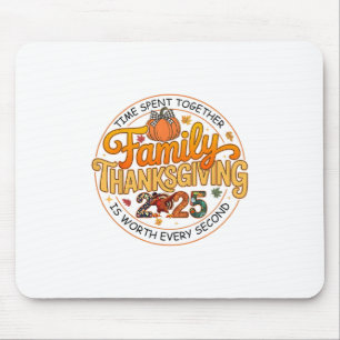 Family Thanksgiving 2025 Thanksgiving Women Men Ki Mouse Mat