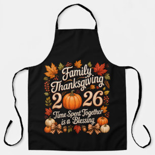 family thanksgiving 2026 thanksgiving crew apron