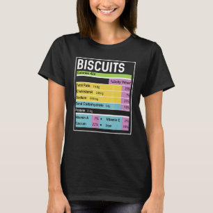 Family Thanksgiving Biscuits Nutrition Facts T-Shirt