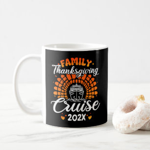 Family Thanksgiving Cruise Custom Year Cruise Ship Coffee Mug