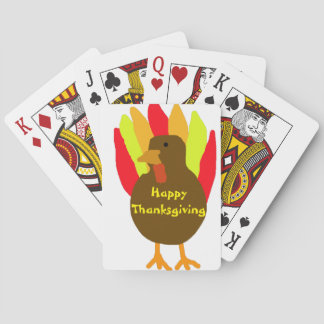 Family Thanksgiving Playing Cards