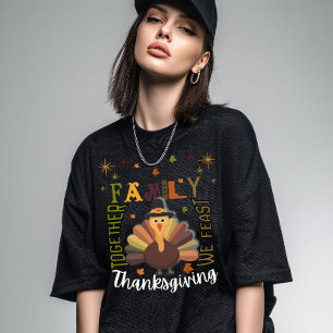 Family Thanksgiving Turkey Matching T-Shirt