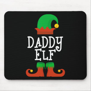 Family The Daddy Elf Christmas Matching Pj Pajama  Mouse Mat
