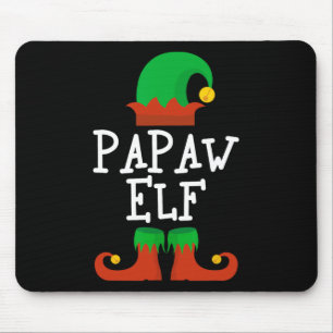 Family The Papaw Elf Christmas Matching Pj Pajama Mouse Mat